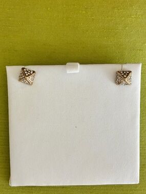 Alexis Bittar pyramid post earrings